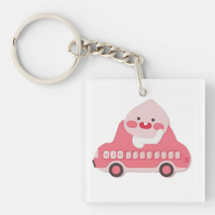 Porte-clefs KaKao Friends - Apeach qui agite la main