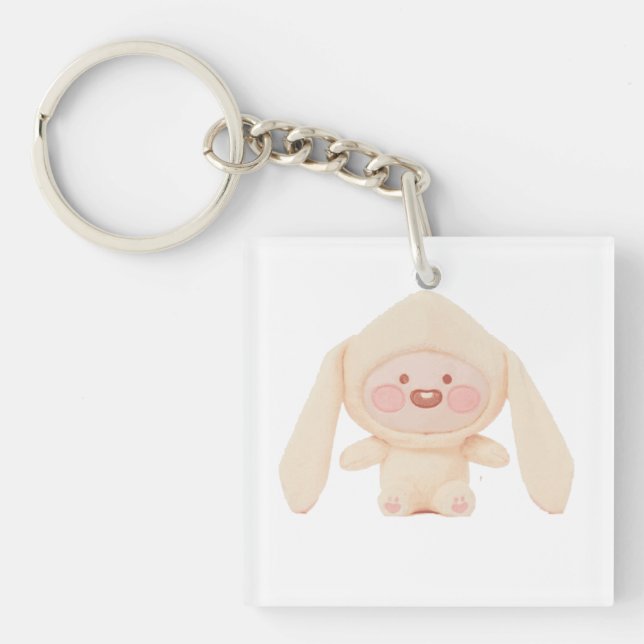 Porte-clefs KaKao Friends - Lapin Apeach (Devant)