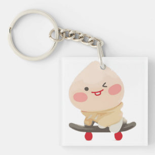 Porte-clefs KaKao Friends - Skateboarder Apeach