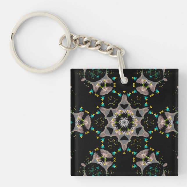 Porte-clefs Kaléidoscope de Nuit Velouté (Devant)