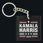 Porte-clefs Kamala Harris pour le président People 2024<br><div class="desc">Kamala Harris pour l'élection présidentielle populaire 2024</div>