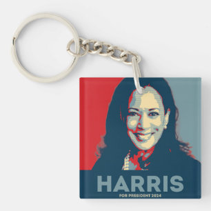 Porte-clefs Kamala Harris Pour Président 2024
