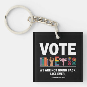 Porte-clefs Kamala Nous n'allons pas revenir comme avant Fémin