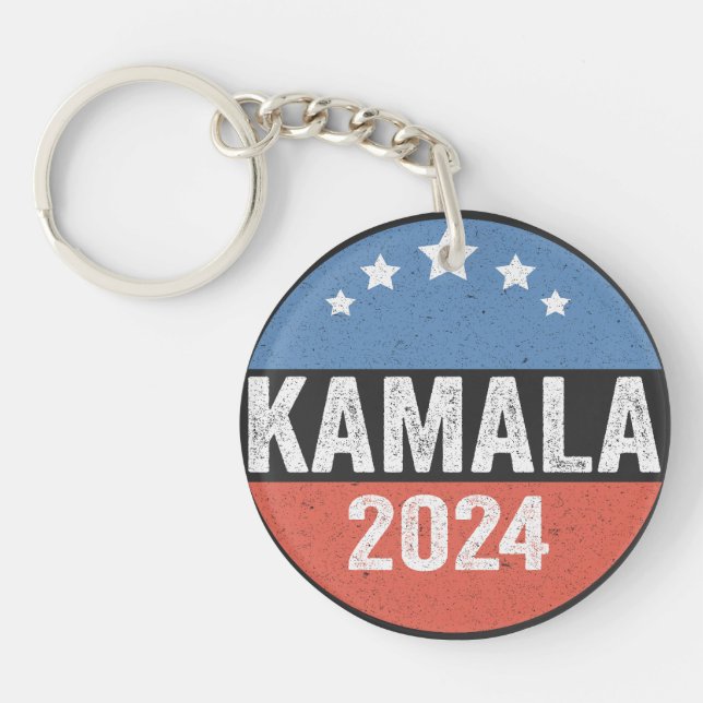 Porte-clefs Kamala Pour L'Élection Du Président Kamala 2024 (Devant)