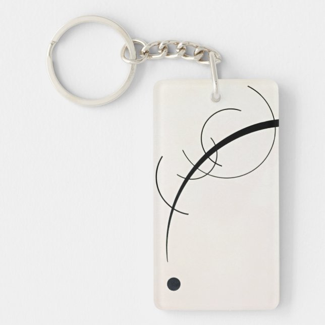 Porte-clefs Kandinsky - Courbe libre (Devant)