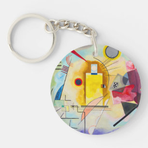 Porte-clefs Kandinsky jaune-rouge-bleu