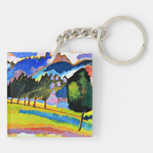 Porte-clefs Kandinsky - Paysage avec collines ondulantes