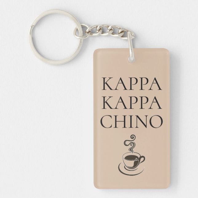Porte-clefs Kappa Kappa Chino Amusant café (Devant)