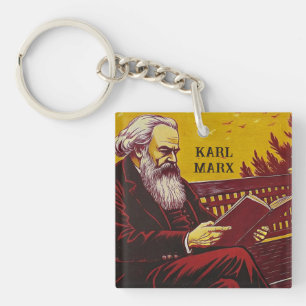 Porte-clefs Karl Marx (Fondateur du marxisme) cadeau