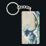 Porte-clefs Katsushika Hokusai - La Grande vague au large de K<br><div class="desc">La Grande vague au large de Kanagawa / La vague - Katsushika Hokusai,  1829-1833</div>