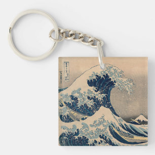 Porte-clefs Katsushika Hokusai. La Grande Vague au large de Ka