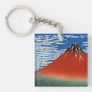 Porte-clefs Katsushika Hokusai - Vent Fin, Matin Clair