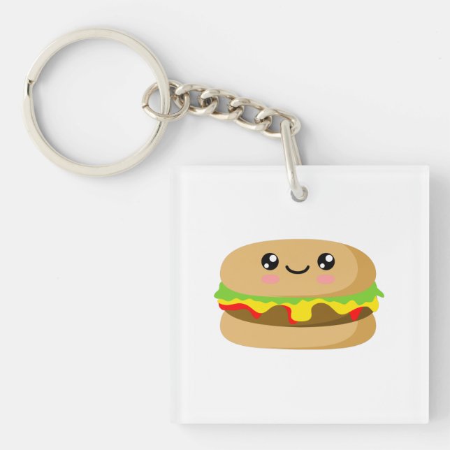 Porte-clefs Kawaii Burger (Devant)