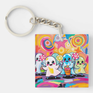 Porte-clefs Kawaii Candy Parade Carton coloré mignon