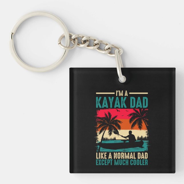 Porte-clefs Kayak Papa (Devant)
