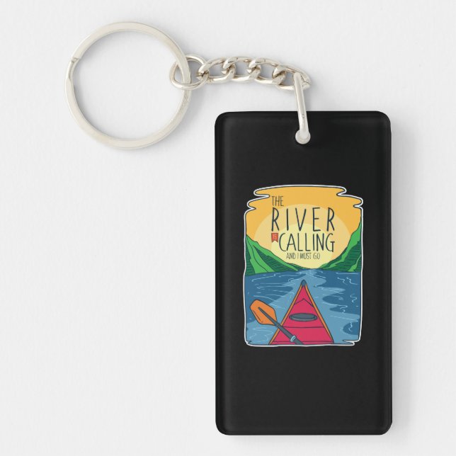 Porte-clefs Kayak - River Appelle Et Je Dois Y Aller (Devant)