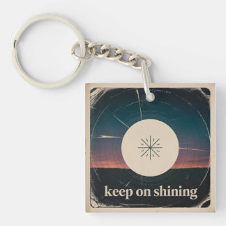 Porte-clefs Keep On Shining