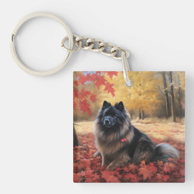 Porte-clefs Keeshony en automne Leaves Fall Inspire (Devant)