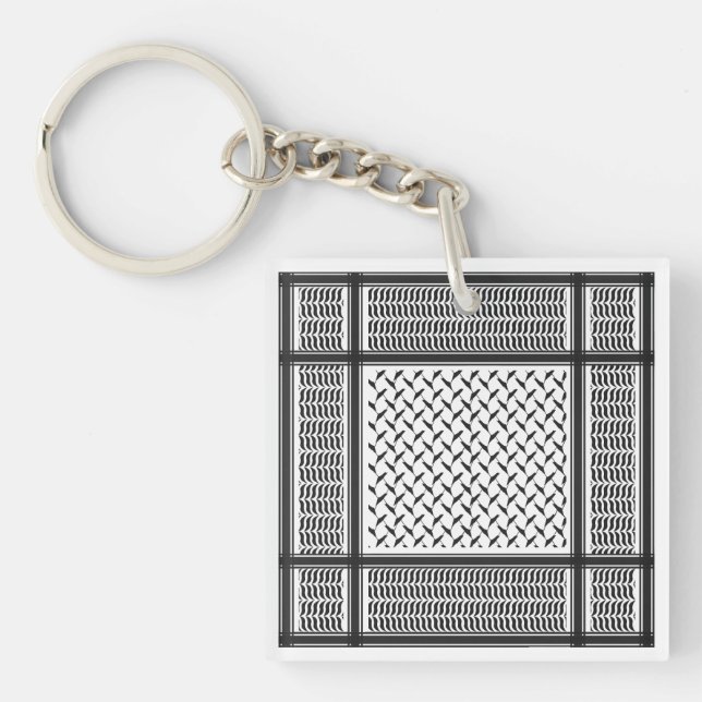 Porte-clefs Keffiyeh palestinien (Devant)