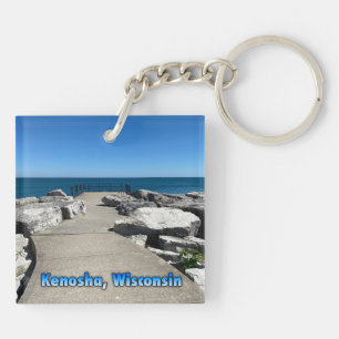 Porte-clefs Kenosha, Wisconsin, sur le lac Michigan