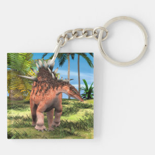 Porte-clefs Kentrosaurus Dinosaure Jungle Art Préhistorique