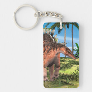 Porte-clefs Kentrosaurus Dinosaure Jungle Art Préhistorique