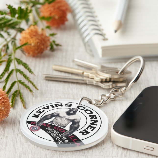 Porte-clefs Kevin's Corner REAL GORILLAS (Devant droit)