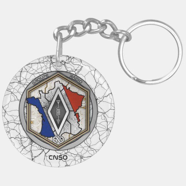 PORTE-CLEFS KEY-CHAIN RADIO 2025 (Dos gauche)