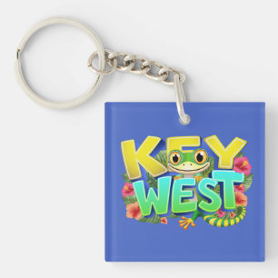 Porte-clefs Key West Gecko Floride