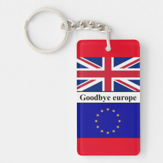 Porte-clefs Keychain Goodbye Europe