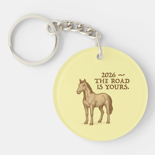 Porte-clefs Keychain with horse (Devant)
