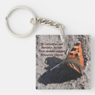 Porte-clefs Keychian All Butterflies Repose Poème De Ladee Bas