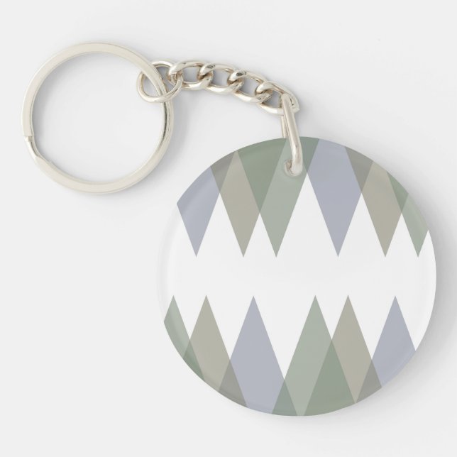 Porte-clefs Khaki triangles (Devant)