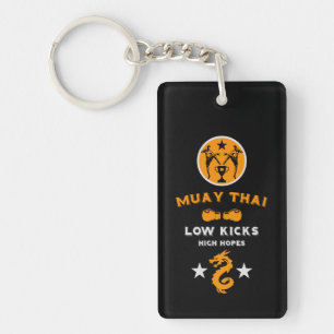 Porte-clefs Kickboxer Muay Thai Sport