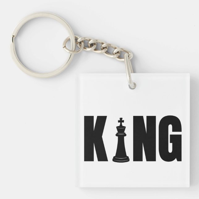 Porte-clefs King Chess Keychain  (Devant)