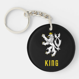 Porte-clefs King Lion Crest Keychain