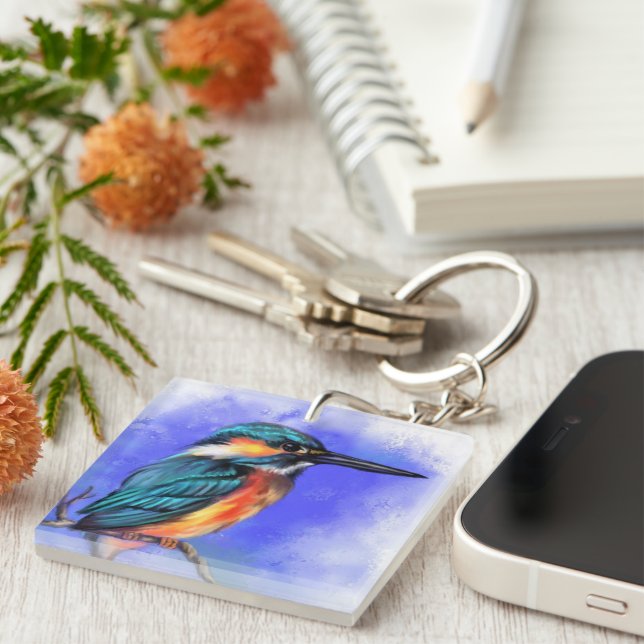Porte-clefs Kingfisher Bird Porte - clé (Devant Droit)