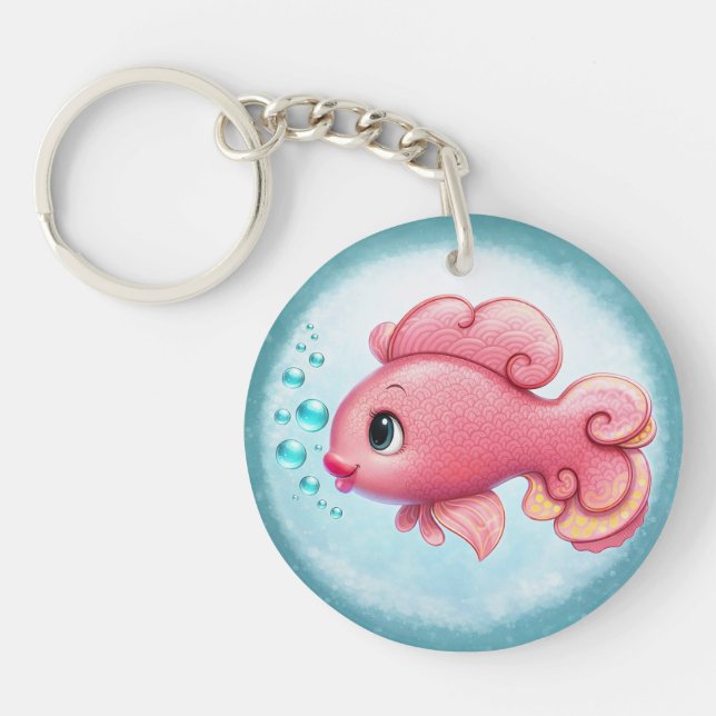 Porte-clefs Kissy Fish Keychain (Devant)