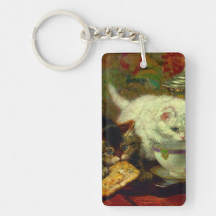 Porte-clefs Kittens Tea Party