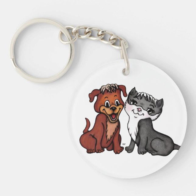 Porte-clefs Kitty et Puppy (Devant)