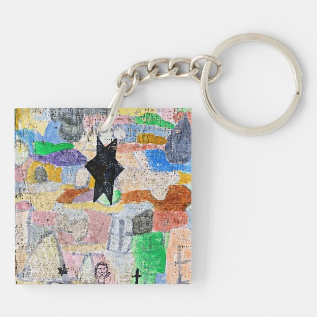 Porte-clefs Klee - Sous une étoile noire, (Dos)