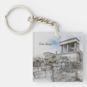 Porte-clefs Knossos Palace Porte - clé - Ancien souvenir de Cr