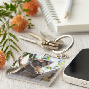 Porte-clefs Koala Bear Aussi Safari Paix Amour Nature Destinée