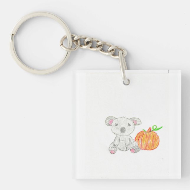 Porte-clefs Koala Bear avec Citrouille (Devant)