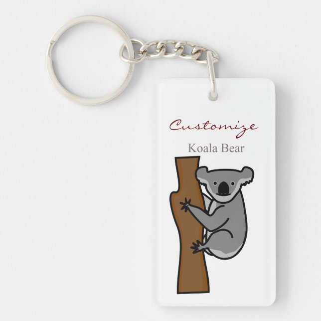 Porte-clefs Koala Bear Escalade Tree Thunder_Cove (Devant)