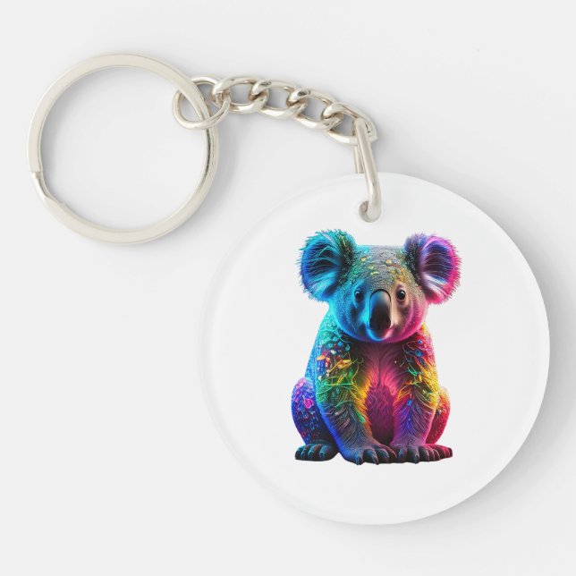 Porte-clefs Koala rayonnant (Devant)