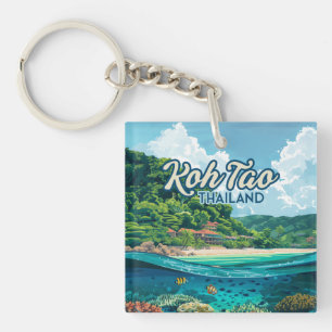 Porte-clefs Koh Tao Thaïlande Asie Plage de plongée sous-marin