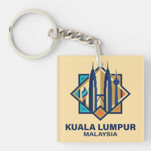 Porte-clefs Kuala Lumpur Malaisie Asie du Sud-Est