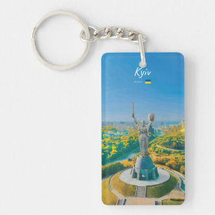 Porte-clefs Kyiv, Ukraine - Monument de la Mère Ukraine Élancé
