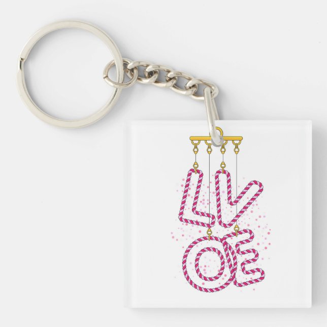 PORTE-CLEFS L O V E (Devant)